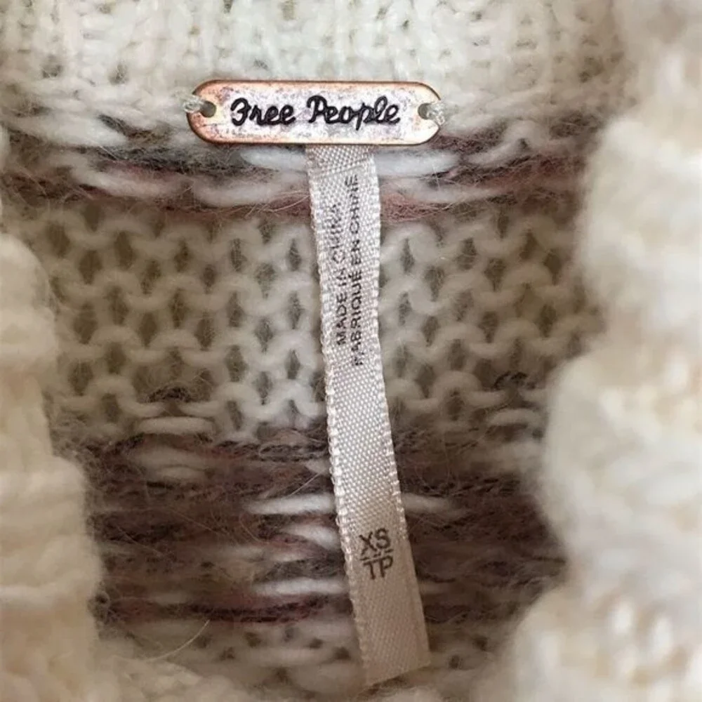 Free People Snow Bunny Alpaca Blend Sweater